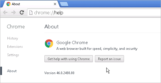 Cross-browser testing in Chrome 46