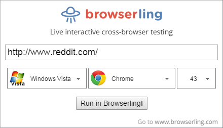 Browserling's Cross-Browser Testing Extension