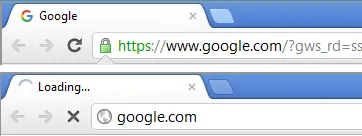 Chrome 18 new tab button comparison