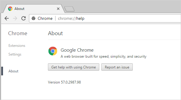 Cloud testing in Chrome 57