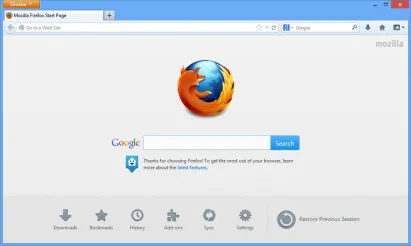 Firefox 20 On Windows 8