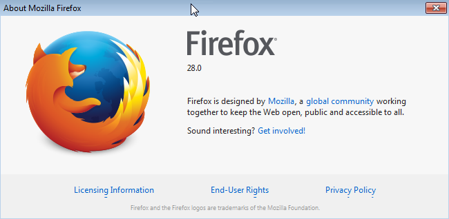 Browser testing in Firefox 28