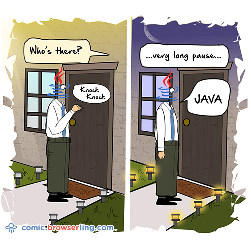 New cartoon - Java - Cross-browser Testing Blog