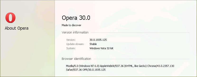 Cross-browser testing in Opera 30
